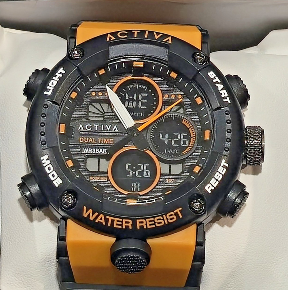 🔥ACW8038-006🔥Activa X Invicta Digital Men's Watch - 52mm, Orange